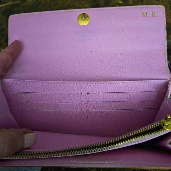 Louis Vuitton White Multicolor Murakami Continental Long Wallet Pink Interior MK - Picture 11 of 16